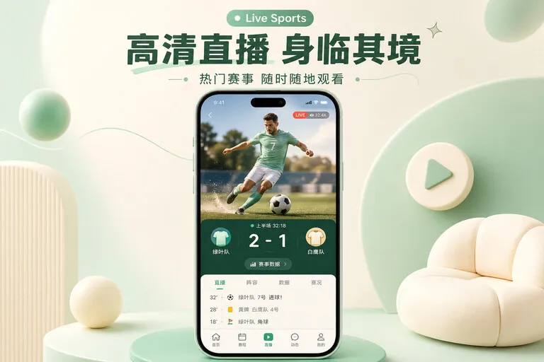 B体育体育直播 App 获取页面配图:通勤体育阅读